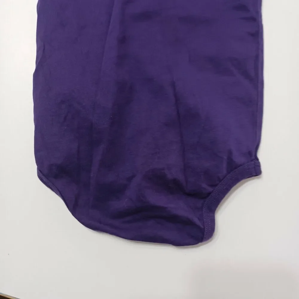 TCU Horned Frogs Garb Inc Girls T-Shirt Purple White Short Bodysuit TX Christian